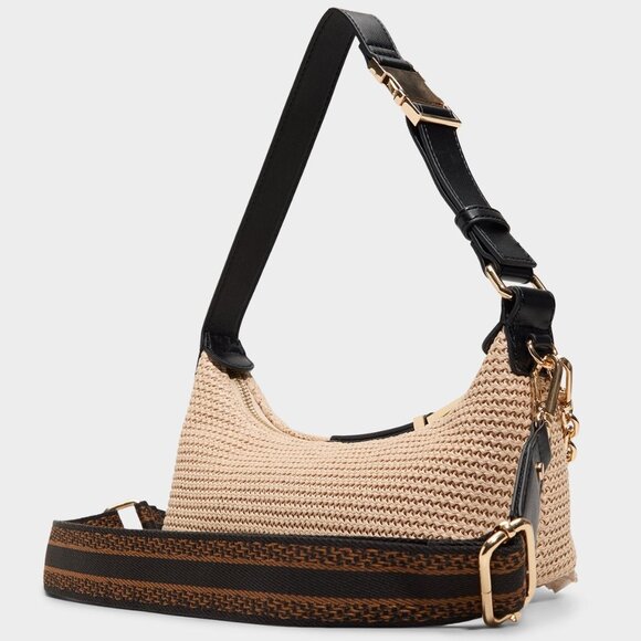 Chain Detail Buckle/Clip Strap Shoulder Bag Purse - Picture 2 of 3